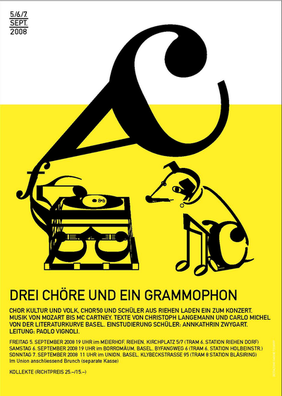 Drei Chöre und ein Grammophon, 2008